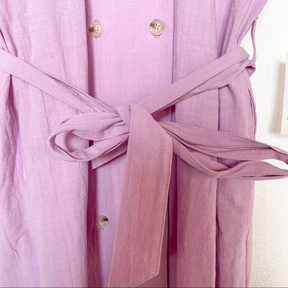The Good Jane Lilac Field Belted Dress Sample Size Medium - Picture 8 of 10
